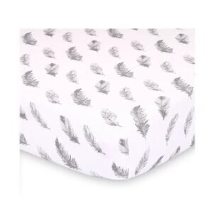 NEW! The Peanutshell Farmhouse 'Feathers' Fitted Crib Sheet